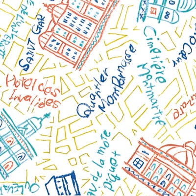 HEIKO シモジマ 包装紙 半才 パリジェンヌ 100枚入×10 002306400(CDC)【別送品】