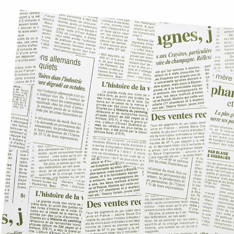 HEIKO シモジマ 包装紙 半才 特厚 ニュースレターGR 100枚入×10 002335510(CDC)【別送品】