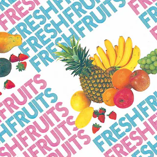 HEIKO シモジマ 包装紙 H判半才特厚 レターフルーツ 100枚入×10 002336502(CDC)【別送品】