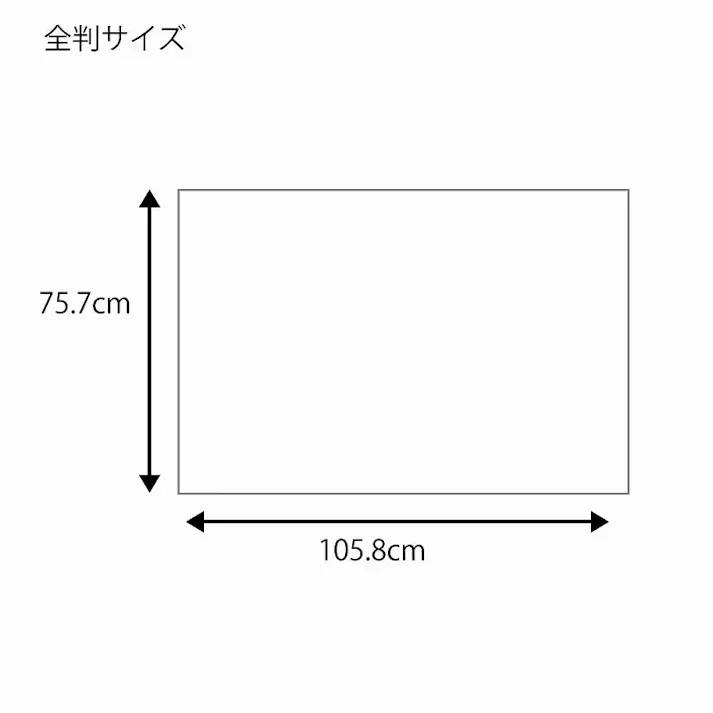 HEIKO シモジマ 包装紙 全判 ナチュラル 100枚入×5 002354200(CDC)【別送品】