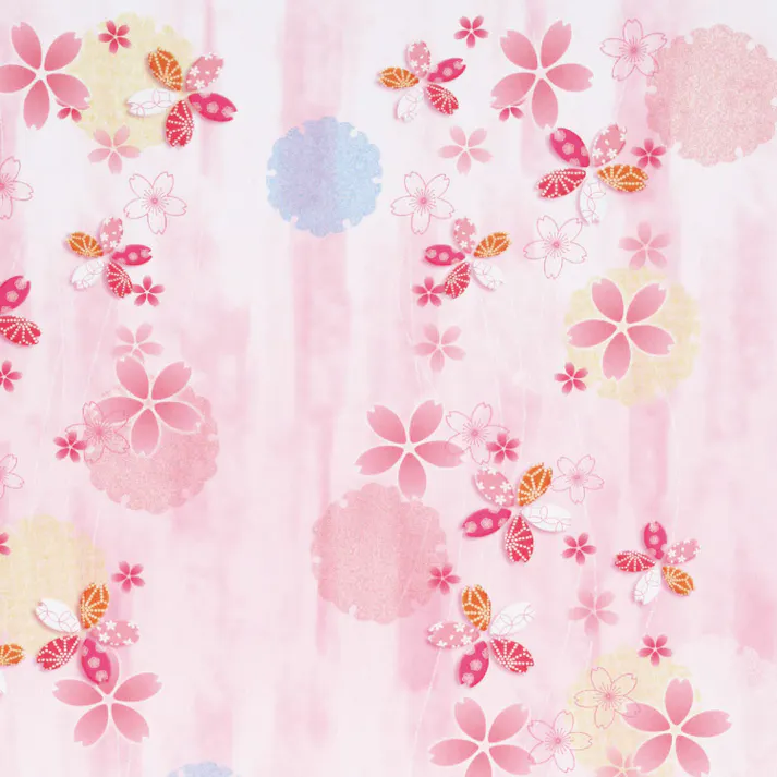 HEIKO シモジマ 包装紙 半才 花衣 50枚×10 002401744(CDC)【別送品】