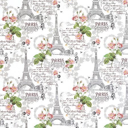 HEIKO シモジマ 包装紙 半才 ラヴィアンローズ 50枚×10 002410961(CDC)【別送品】