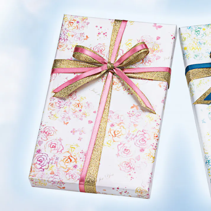 HEIKO シモジマ 包装紙 半才 シャーベットローズ P 50枚×10 002410963(CDC)【別送品】