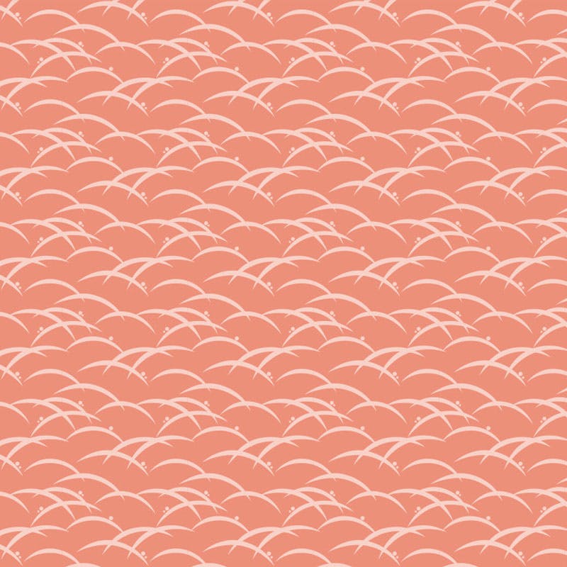 HEIKO シモジマ 包装紙 半才 つゆくさ 茜 50枚×10 002411041(CDC)【別送品】