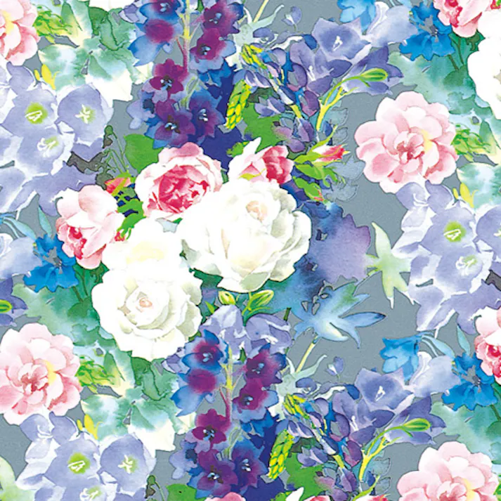 HEIKO シモジマ 包装紙 半才 ホワイトローズ 銀 50枚×10 002411818(CDC)【別送品】