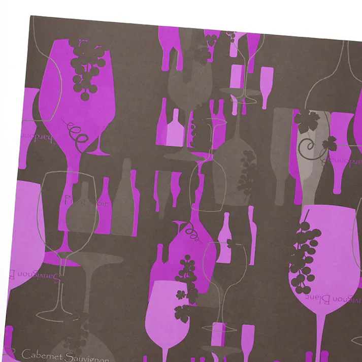 HEIKO シモジマ 包装紙 半才 ヴァンルージュ 50枚×10 002416000(CDC)【別送品】