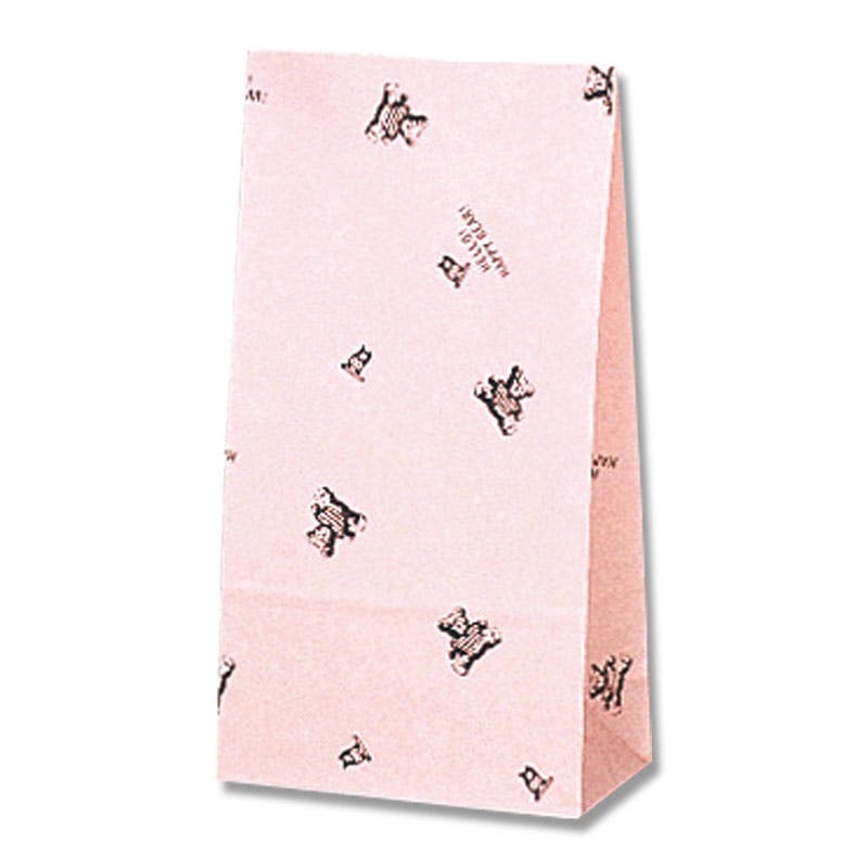 HEIKO シモジマ ファンシーバッグ S2 ハッピーベア 100枚×20 003085200(CDC)【別送品】