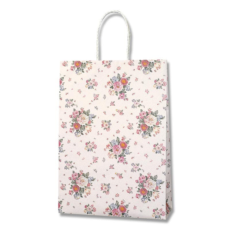 HEIKO シモジマ Pスムースバッグ 2才 ローズブーケ 25枚×12 003154007(CDC)【別送品】