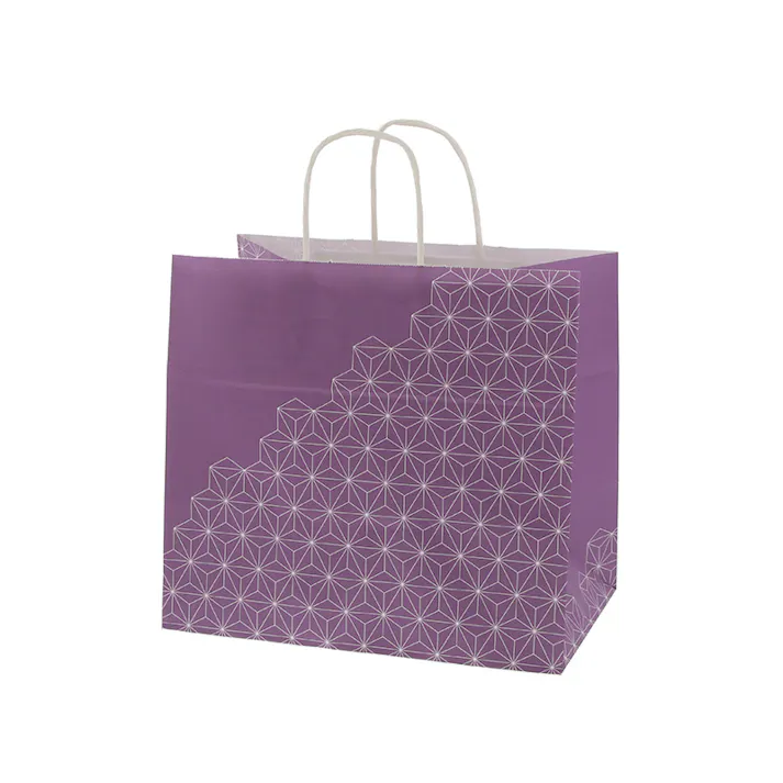 HEIKO シモジマ 25チャームバッグ 32-4 麻の葉文様 50枚×4 003268731(CDC)【別送品】