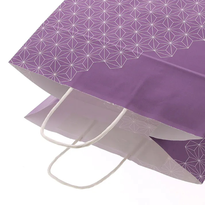 HEIKO シモジマ 25チャームバッグ 32-4 麻の葉文様 50枚×4 003268731(CDC)【別送品】