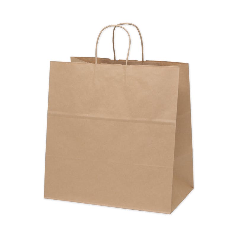 HEIKO シモジマ 25チャームバッグ 38-4 未晒無地 50枚×4 003291001(CDC)【別送品】