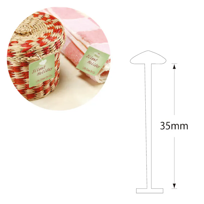 HEIKO シモジマ ヘイコー タグピン スタンダード 35mm 1箱×10 003736402(CDC)【別送品】