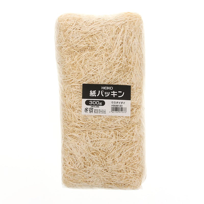 HEIKO シモジマ 紙パッキン300g ウスダイダイ 1袋×18 003801301(CDC)【別送品】