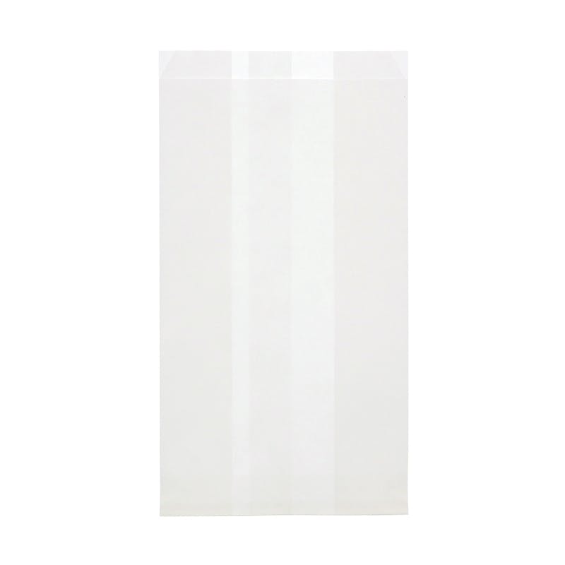 HEIKO シモジマ 耐油ガゼットパック 中 白無地 100枚×20 004164104(CDC)【別送品】