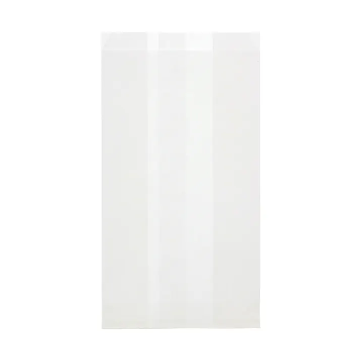 HEIKO シモジマ 耐油ガゼットパック 中 白無地 100枚×20 004164104(CDC)【別送品】