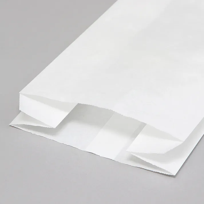 HEIKO シモジマ 耐油ガゼットパック 中 白無地 100枚×20 004164104(CDC)【別送品】