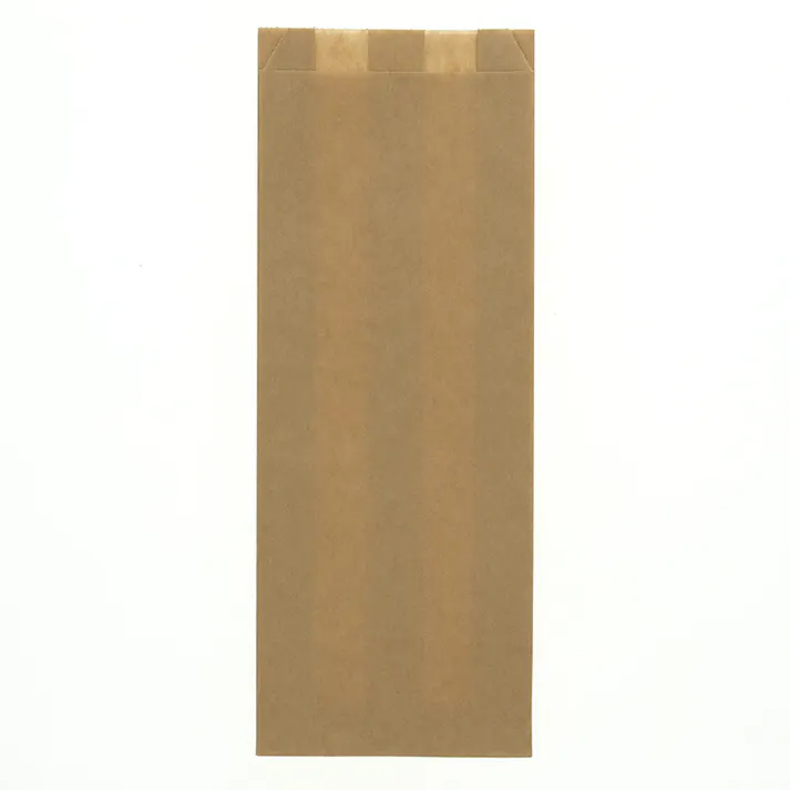 HEIKO シモジマ 耐油ガゼットパック ロング 未晒無地 100枚×40 004164112(CDC)【別送品】