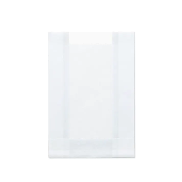 HEIKO シモジマ 窓付耐油ガゼットパック 小 白無地 100枚×20 004180085(CDC)【別送品】