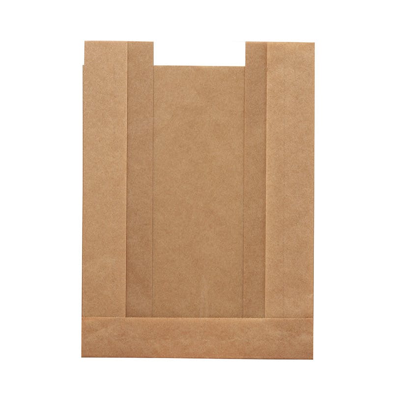 HEIKO シモジマ 窓付耐油ガゼットパック 大 未晒無地 100枚×20 004180101(CDC)【別送品】