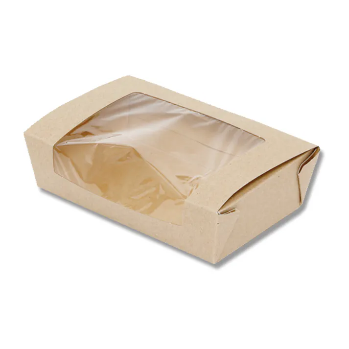 HEIKO シモジマ 窓付フードBOX M クラフト 20枚×20 004200001(CDC)【別送品】