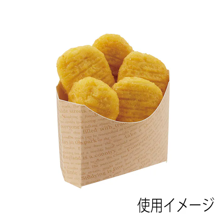 HEIKO シモジマ スナックケース S クラフトチェッカー 50枚×40 004200511(CDC)【別送品】