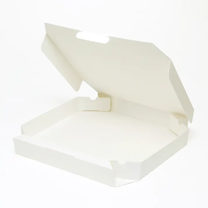 SWAN シモジマ スワン ピザ箱 14インチ用 白無地 25枚×4 004200543(CDC)【別送品】