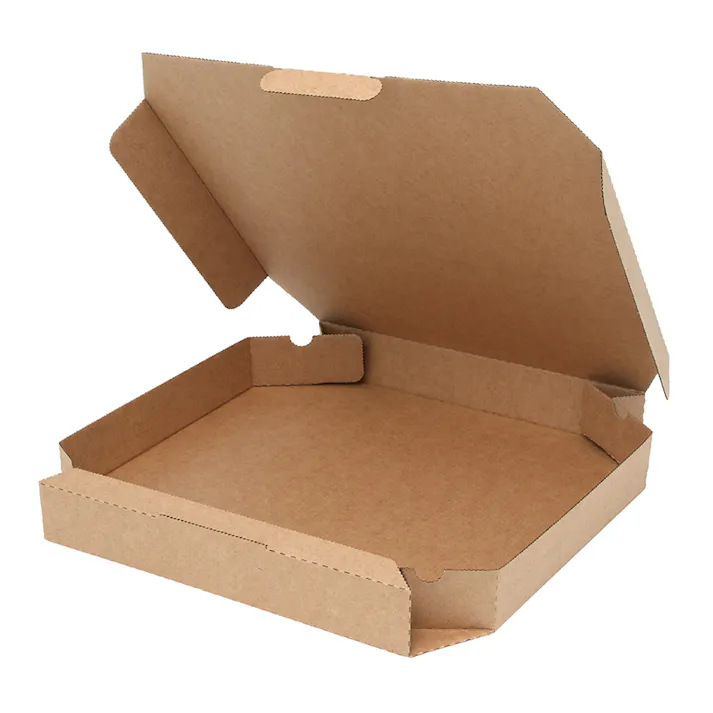 SWAN シモジマ スワン ピザ箱 14インチ用 未晒無地 25枚×4 004200553(CDC)【別送品】