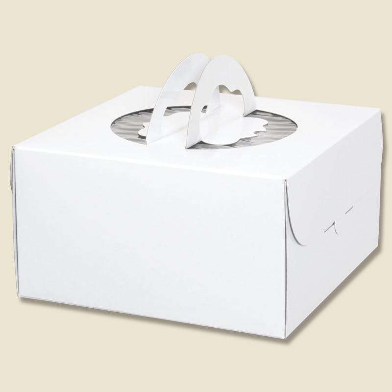 HEIKO シモジマ 手提げデコホワイト 6寸 10枚入×10 004232302(CDC)【別送品】