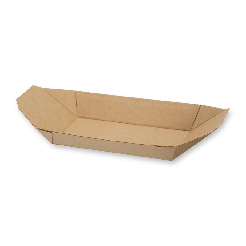 HEIKO シモジマ ネオクラフト トレー 舟型 50個×12 004248054(CDC)【別送品】