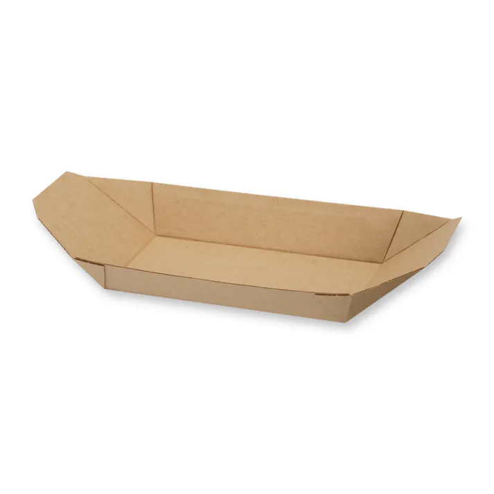 HEIKO シモジマ ネオクラフト トレー 舟型 50個×12 004248054(CDC)【別送品】