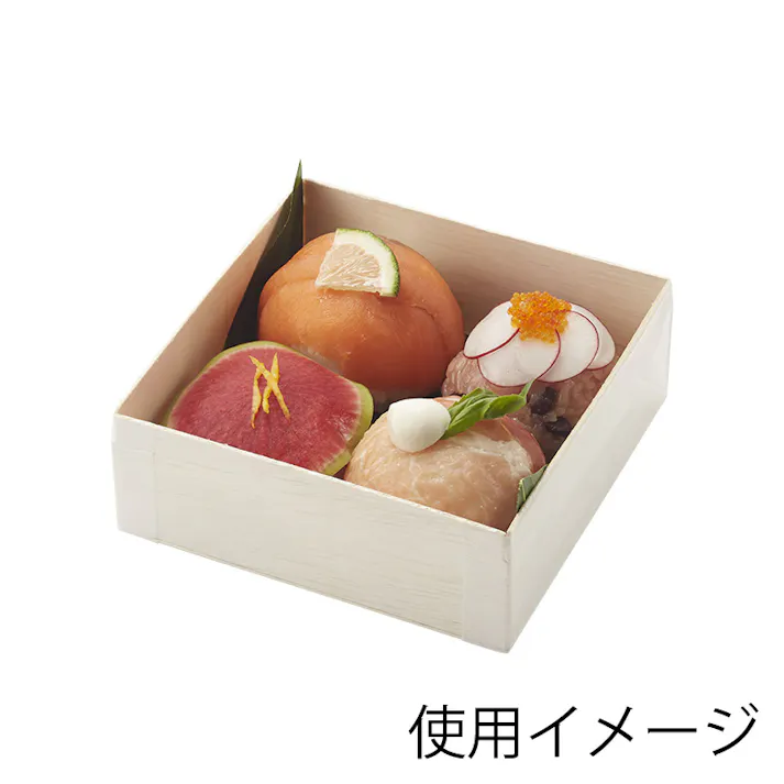 HEIKO シモジマ ふぁるかたぼっくす 和菓子4個 本体 50個×4 004250020(CDC)【別送品】