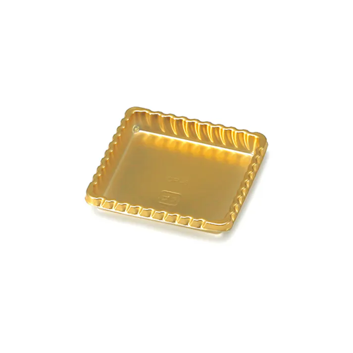 シモジマ CP-6 ゴールドケーキプレート 100枚×20 004260131(CDC)【別送品】
