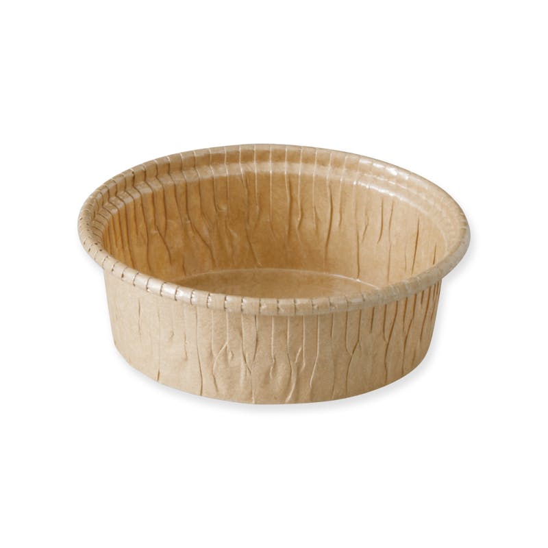 天満紙器  CR8740 カールカップ 茶無地 100枚×20 004299703(CDC)【別送品】