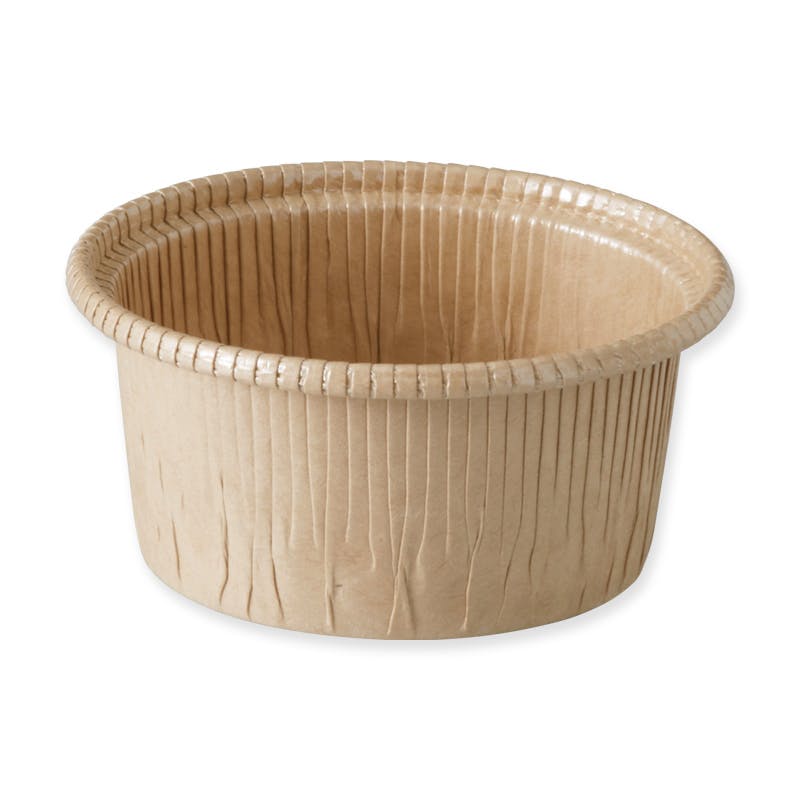 天満紙器  CR8742 カールカップ 茶無地 100枚×20 004299705(CDC)【別送品】