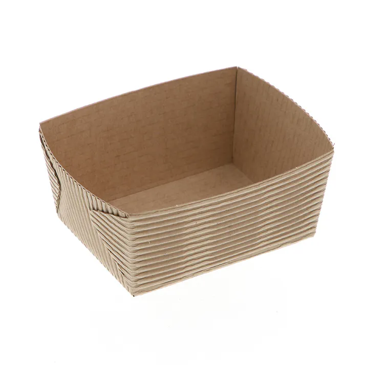 天満紙器 CT8734 ベーキングトレー 茶無地 50枚×20 004299706(CDC)【別送品】