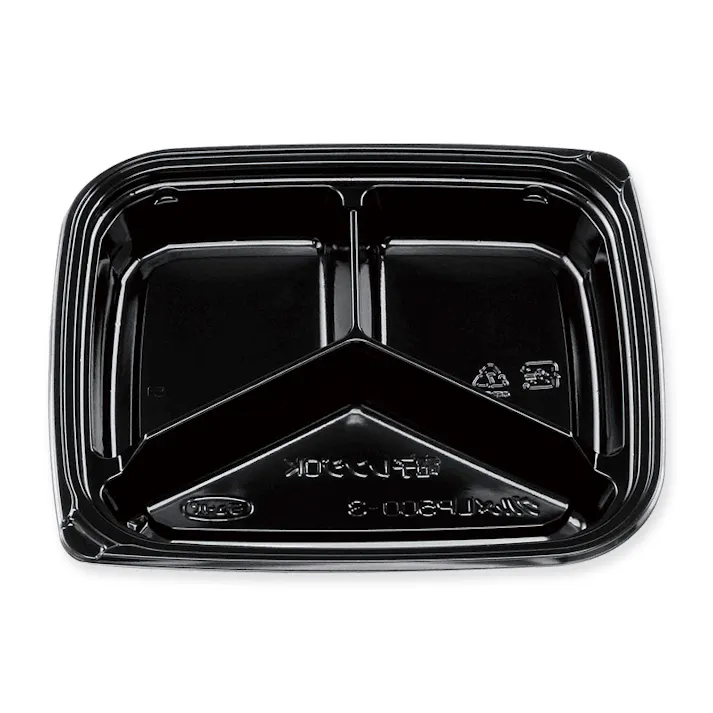 エフピコチューパ グルメLP500-3 黒 本体 100枚×8 004468472(CDC)【別送品】