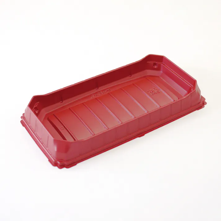 アクタ ワン折重73×38中皿 赤 50枚×8 004539108(CDC)【別送品】