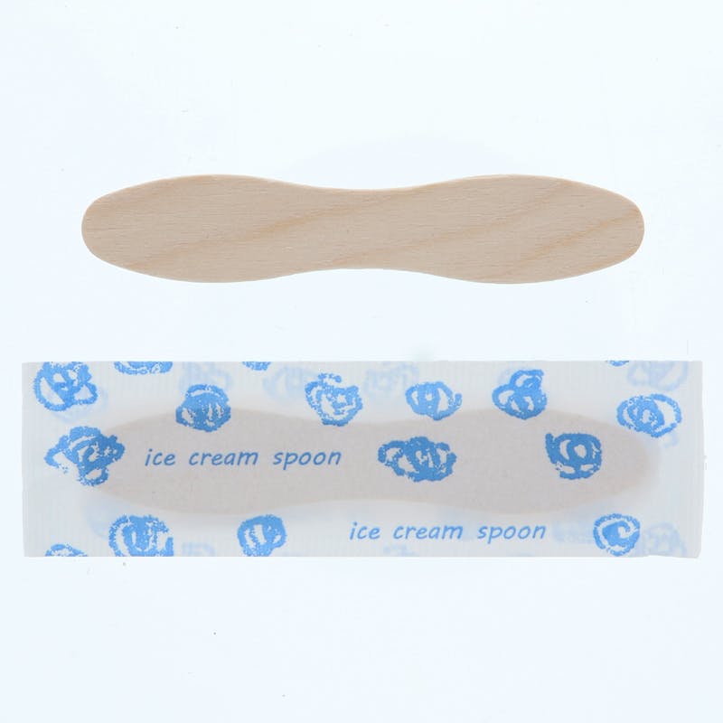 まるわ  木製アイススプーン7.5小袋入 1袋(6連×20P) 1袋×150 004636867(CDC)【別送品】