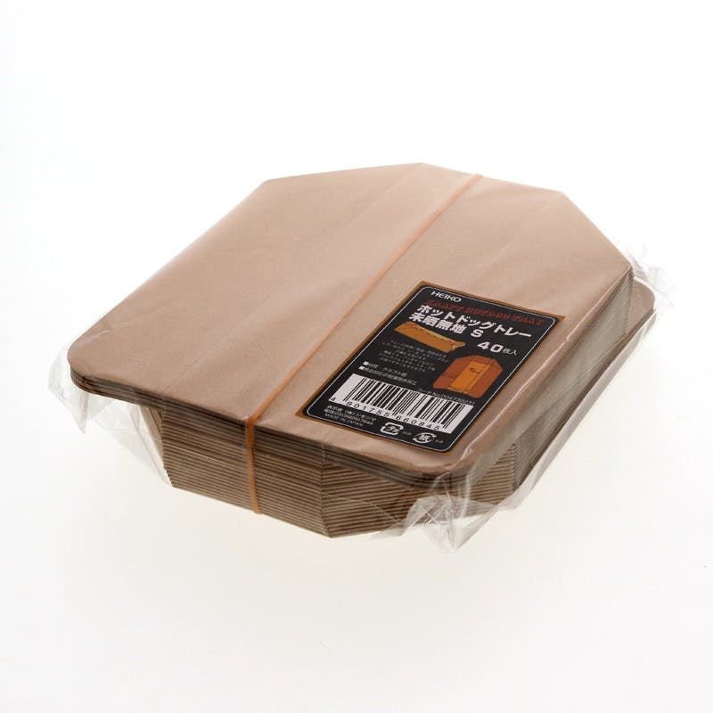 HEIKO シモジマ ホットドックトレー 未晒無地 S 40枚×25 004738231(CDC