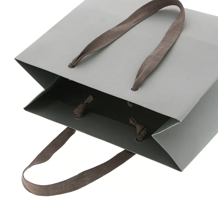 HEIKO シモジマ カラーハンドルバッグ LW グレー 5枚×40 005390603(CDC)【別送品】