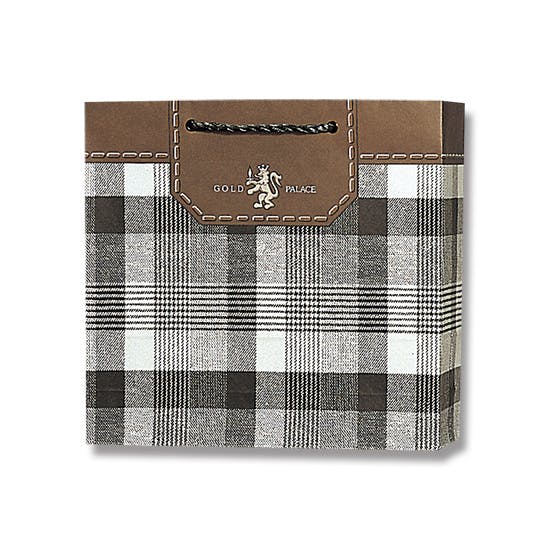 HEIKO シモジマ DXチャームバッグ SM ゴールドチェック 10枚×10 005422754(CDC)【別送品】