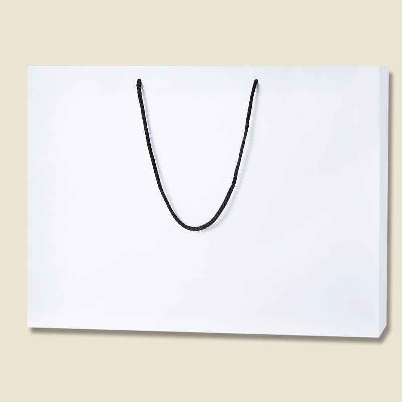 HEIKO シモジマ ブライトバッグ 55-15 白(MT) 10枚×5 006459910(CDC)【別送品】