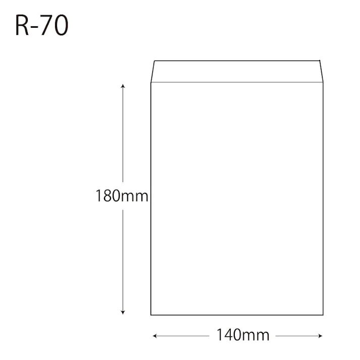 HEIKO シモジマ 柄小袋 R-70 筋入無地 グリーン 200枚×30 006526700(CDC)【別送品】