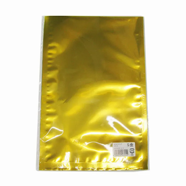 HEIKO シモジマ キラキラバッグ 4L 金 5枚×60 006581000(CDC)【別送品】