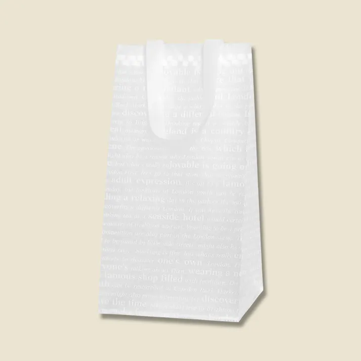 HEIKO シモジマ HDポリチャーム WロングS チェッカー 表記入 ×10 006632826(CDC)【別送品】