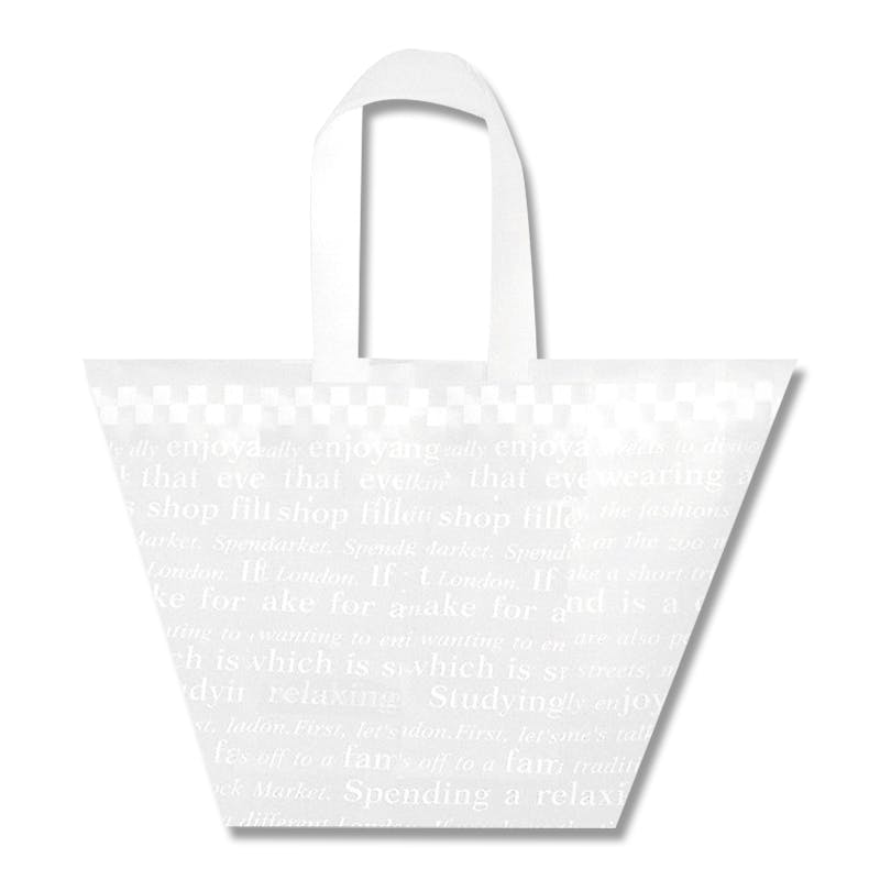 HEIKO シモジマ Yバッグ M チェッカー 表記入 ×15 006632871(CDC)【別送品】