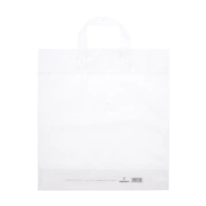 HEIKO シモジマ ポリチャームバッグ M ナチュラル 表記入 ×10 006633431(CDC)【別送品】