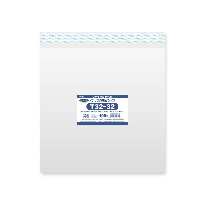 HEIKO シモジマ クリスタルパック T 32-32 100枚×10 006753513(CDC)【別送品】