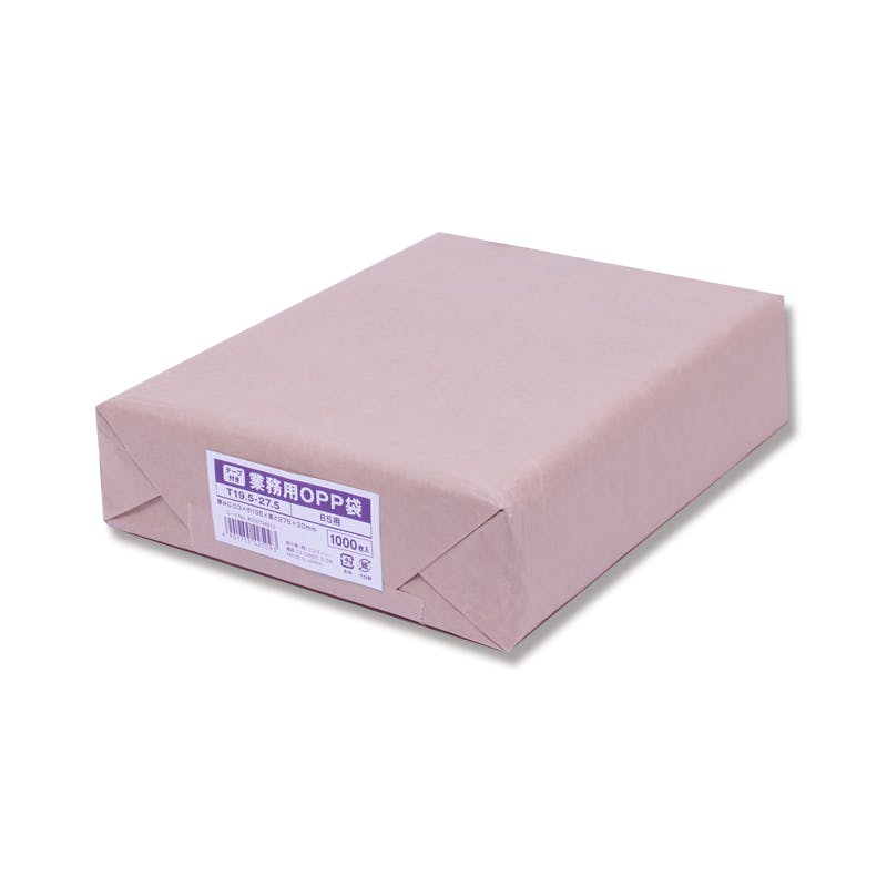 SWAN シモジマ 業務用OPP袋 T 19.5-27.5(B5用) 1000枚×5 006794612(CDC)【別送品】