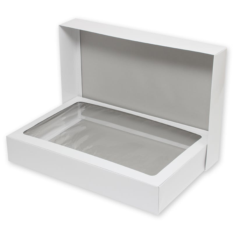 HEIKO シモジマ DX白無地箱 H-35N タオルケット用 10枚×5 006818001(CDC)【別送品】